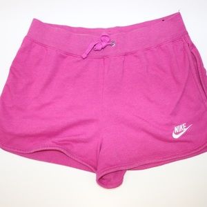 Soft Pink Nike Shorts with Drawstring